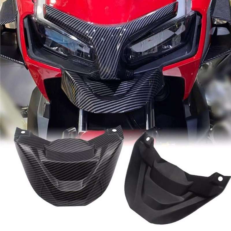 for ADV 150 Adv150 2019-2021 Front Headlight Panel Front Beak Nose Accessories Black A