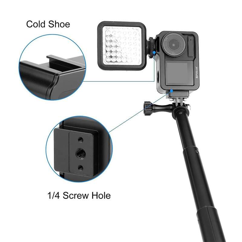 for Action 4 / 3 Metal Protective Bezel Rabbit Cage Multifunctional Convenient Adapter Bezel