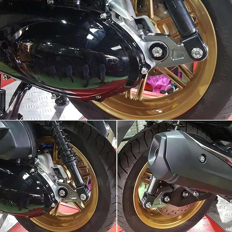 for Adv350 Forza 350 Forza350 Nss350 Motorcycle Rear Suspension Lowering Link Kit Titanium