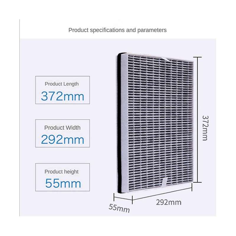 for Air Purifier Ac4372 Ac4373 Ac4374 Ac4375 Collection Actived Carbon Hepa Filter Fy3047 Composite