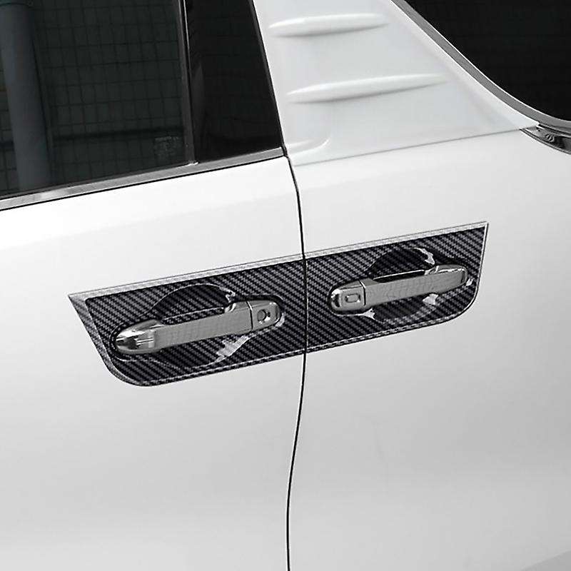 for Alphard 2015-2020 Silver External Door Handle Bowl Cover Cup Cavity Trim Insert Molding Garnish