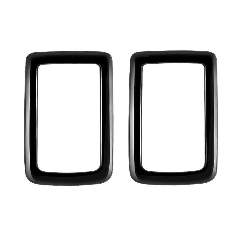 for Alphard 40 Series 2023+ Car Gloss Black Second Row Seat Slide Rail Adjustment Trim Frame