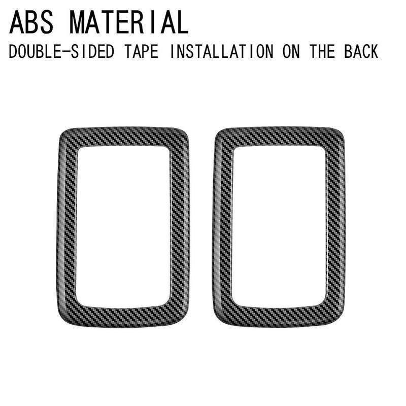 for Alphard 40 Series 2023+ Car Carbon Fiber Second Row Seat Slide Rail Adjustment Trim Frame