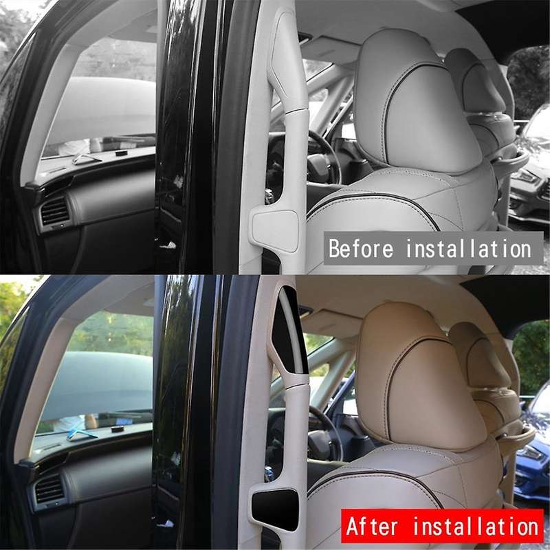 for ALPHARD 40 Series 2023+ Car Gloss Black Middle Door Armrest Decorative Patch Car Interior Access