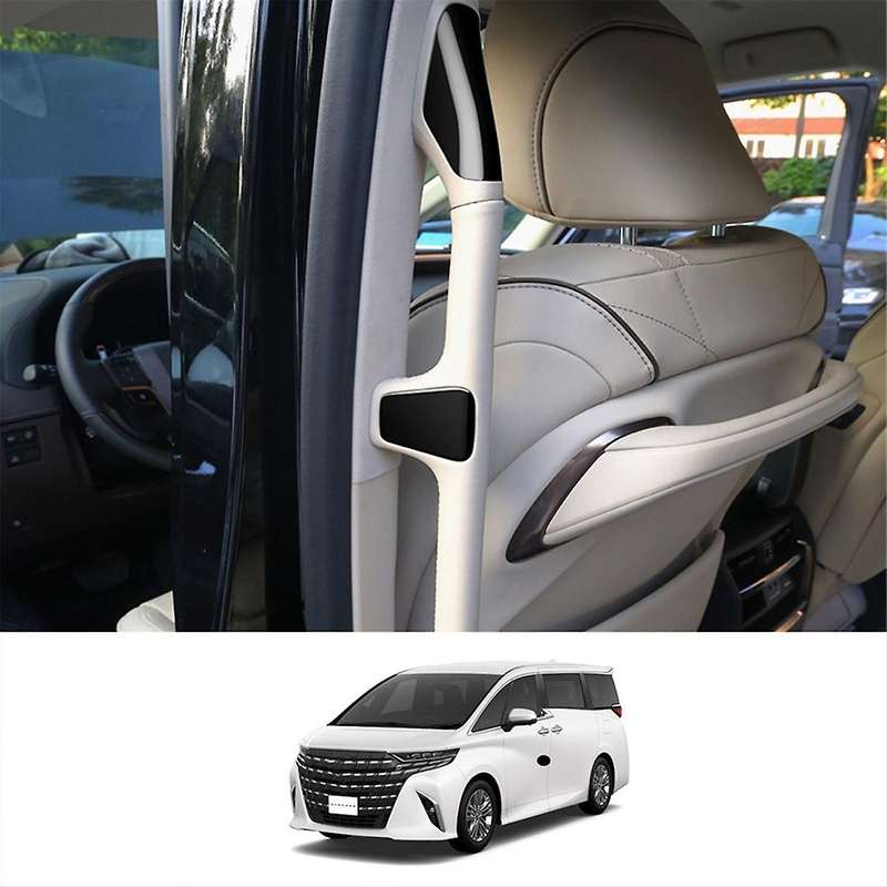for ALPHARD 40 Series 2023+ Car Gloss Black Middle Door Armrest Decorative Patch Car Interior Access