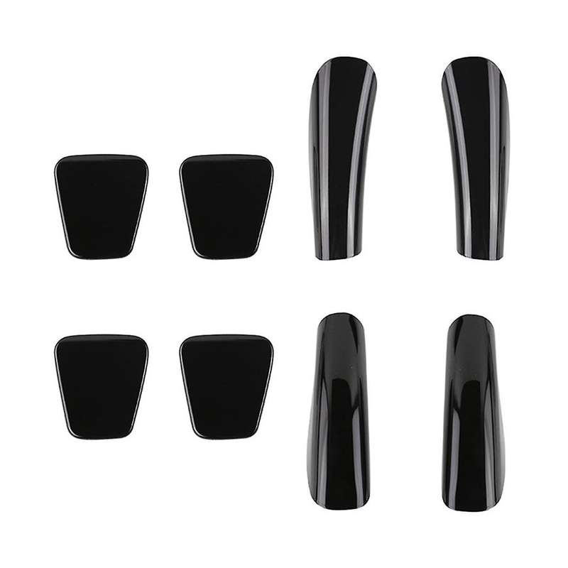 for ALPHARD 40 Series 2023+ Car Gloss Black Middle Door Armrest Decorative Patch Car Interior Access