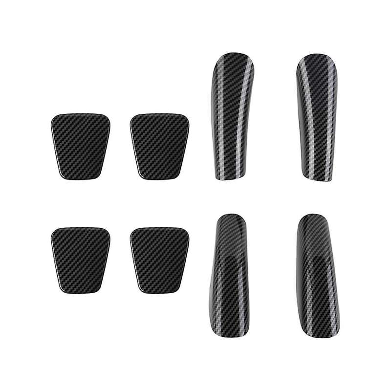 for Alphard 40 Series 2023+ Car Carbon Fiber Middle Door Armrest Decorative Patch Car Interior Acces