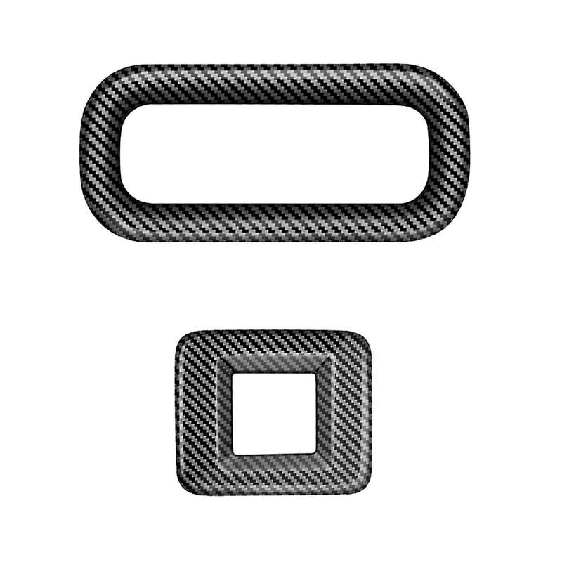 for Alphard 40 Series 2023+ Car Carbon Fiber Handle Trim and Switch Trim Frame Car Accessories