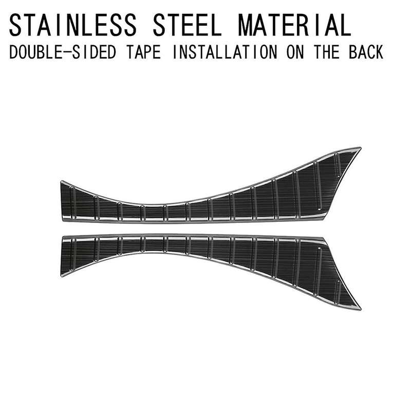for Alphard 40 Series 2023+ Car Rear Guards Stainless Steel Trunk Sill Plate Protector Guard Covers