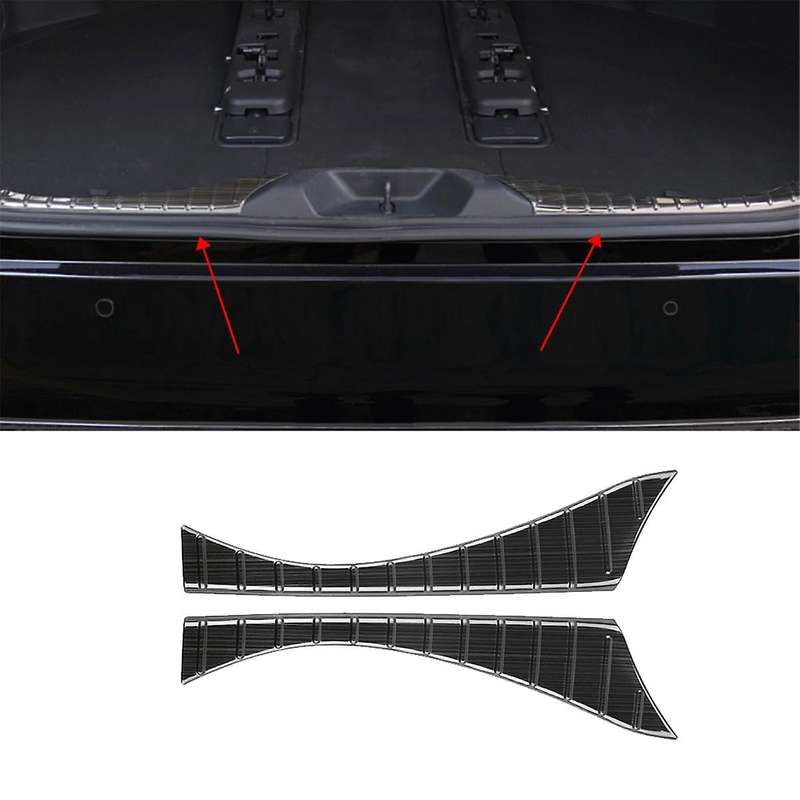 for Alphard 40 Series 2023+ Car Rear Guards Stainless Steel Trunk Sill Plate Protector Guard Covers