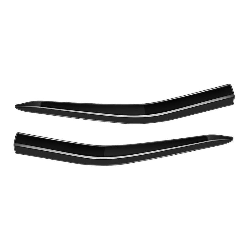 for Alphard 40 Series 2023+ Front Bumper Lip Angle Diffuser Splitter Spoiler Protector Gloss Black