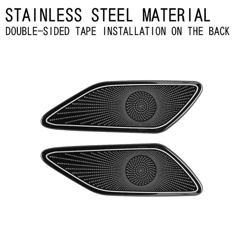 for Alphard 40 Series 2023+ Front a Pillar Triangle Audio Stereo Speaker Trim Cover Car Accessories