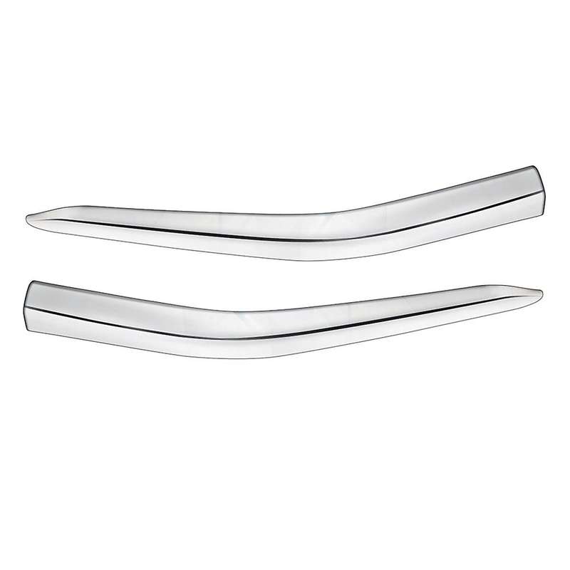 for Alphard 40 Series 2023+ Front Bumper Lip Angle Diffuser Splitter Spoiler Protector Silver