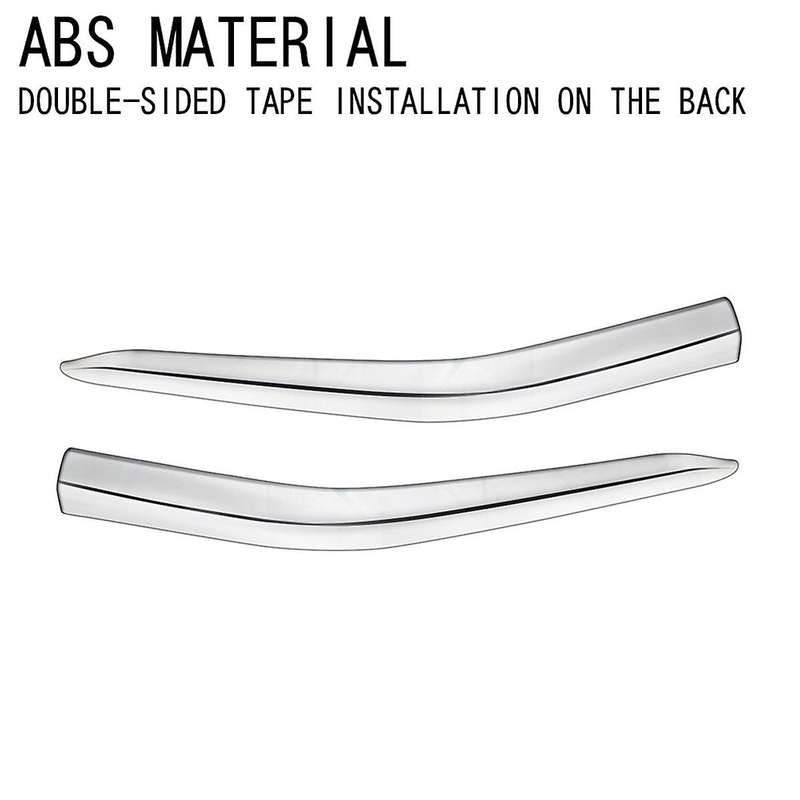 for Alphard 40 Series 2023+ Front Bumper Lip Angle Diffuser Splitter Spoiler Protector Silver