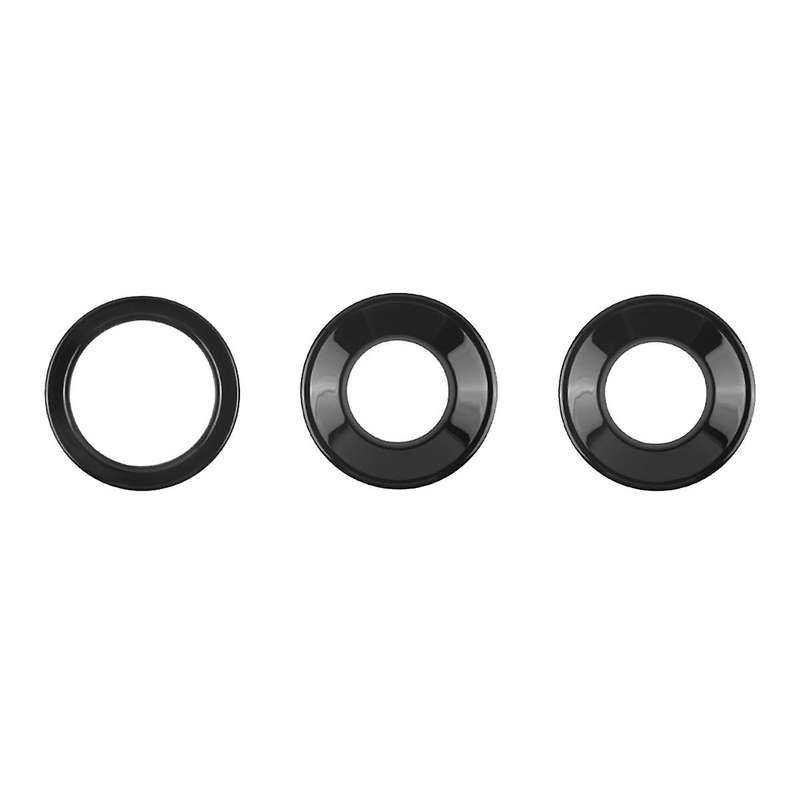 for ALPHARD 40 Series 2023+ Gloss Black Engine Start Stop Button Cover and Central Control Knob Trim