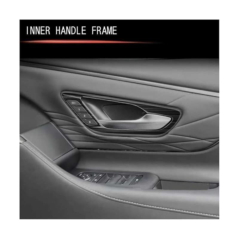 for Alphard 40 Series 2023+ Inner Door Bowl Panel Inside Handle Protector Cover Interior Accessories
