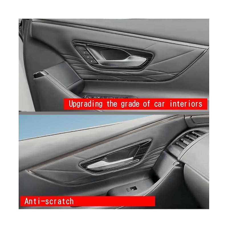 for Alphard 40 Series 2023+ Inner Door Bowl Panel Inside Handle Protector Cover Interior Accessories