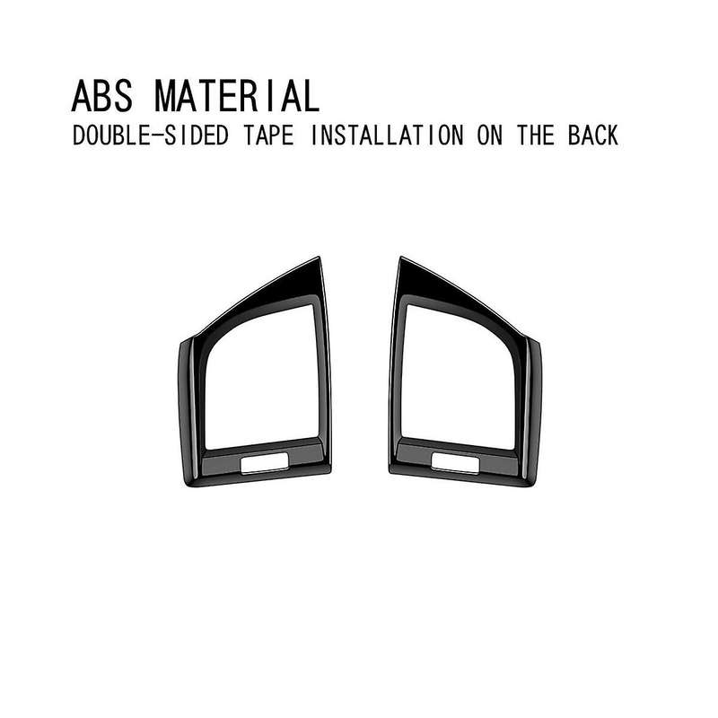 for Alphard 40 Series 2023+ RHD Bright Black Dashboard Air Condition Vent Outlet Cover Trim Frame St