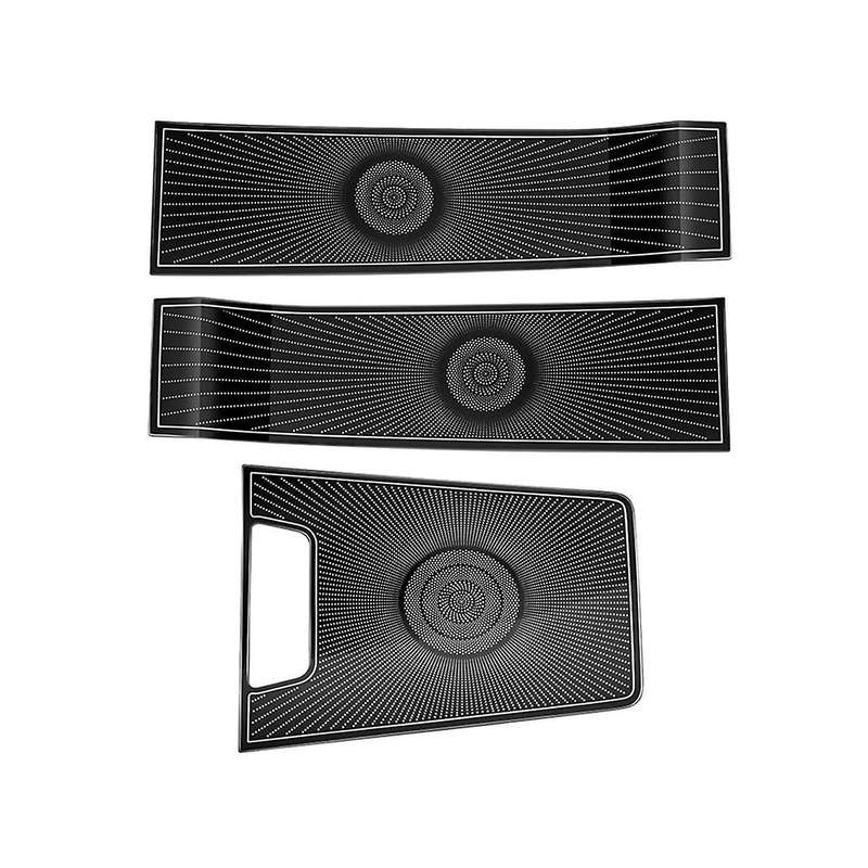 for Alphard 40 Series 2023+ Stainless Steel Dashboard Loudspeaker Cover Interior Trim Accessories