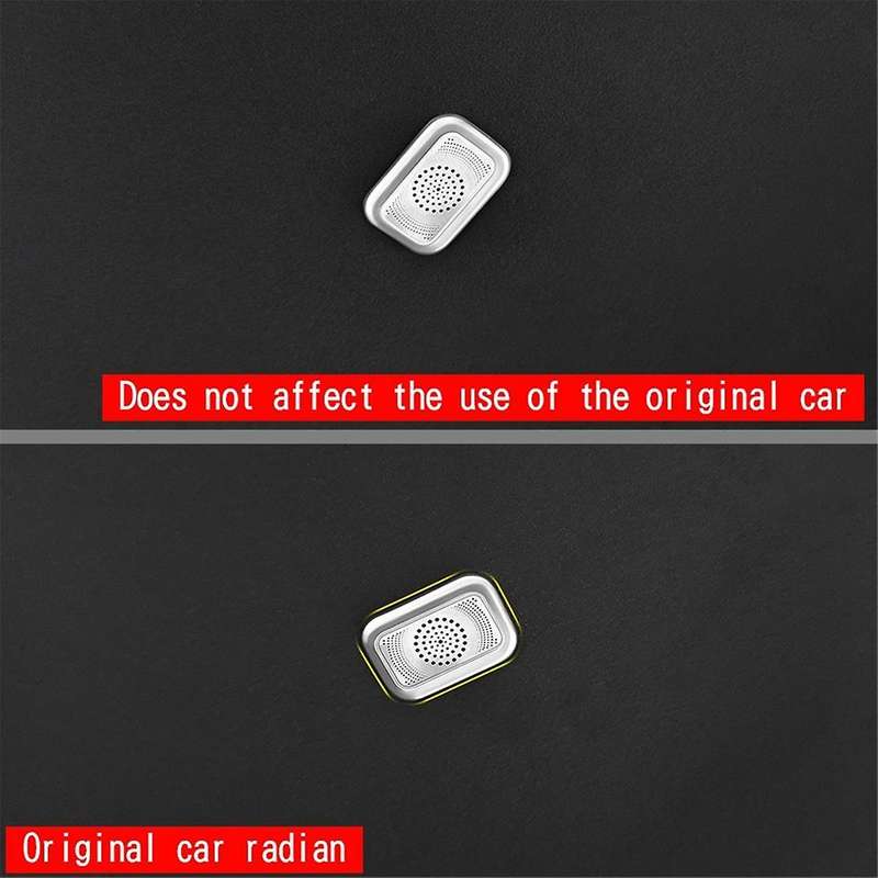 for Alphard 40 Series 2023+ Stainless Steel Roof Speaker Cover Interior Accessories