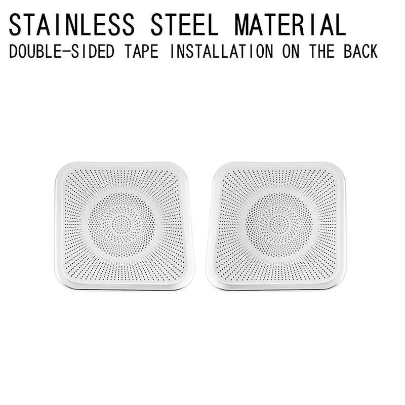 for Alphard 40 Series 2023+ Stainless Steel Trunk Small Speaker Cover Interior Accessories