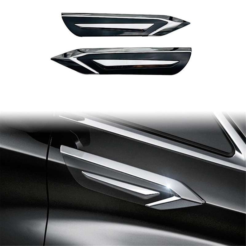 for Alphard Vellfire 40 Series 2023 Car Side Turn Signal Light Lamp Cover Side Emblem Trim Accessor