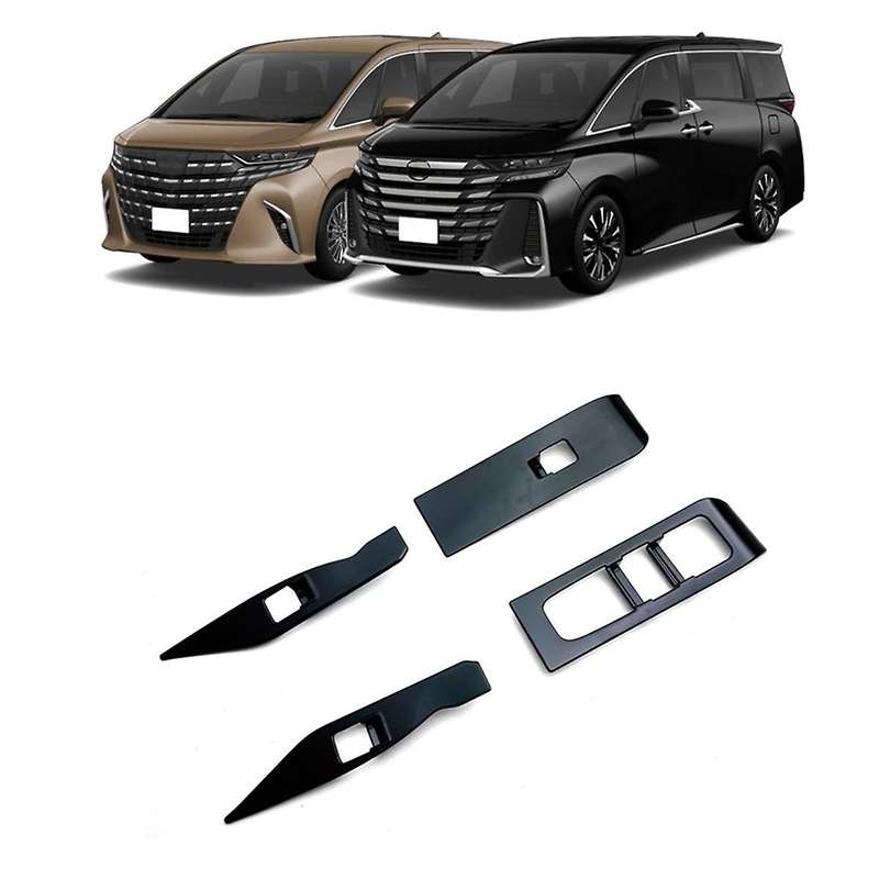 for Alphard Vellfire 40 Series 2023 2024 RHD Car Window Glass Lift Control Cover Trim Interior Acces