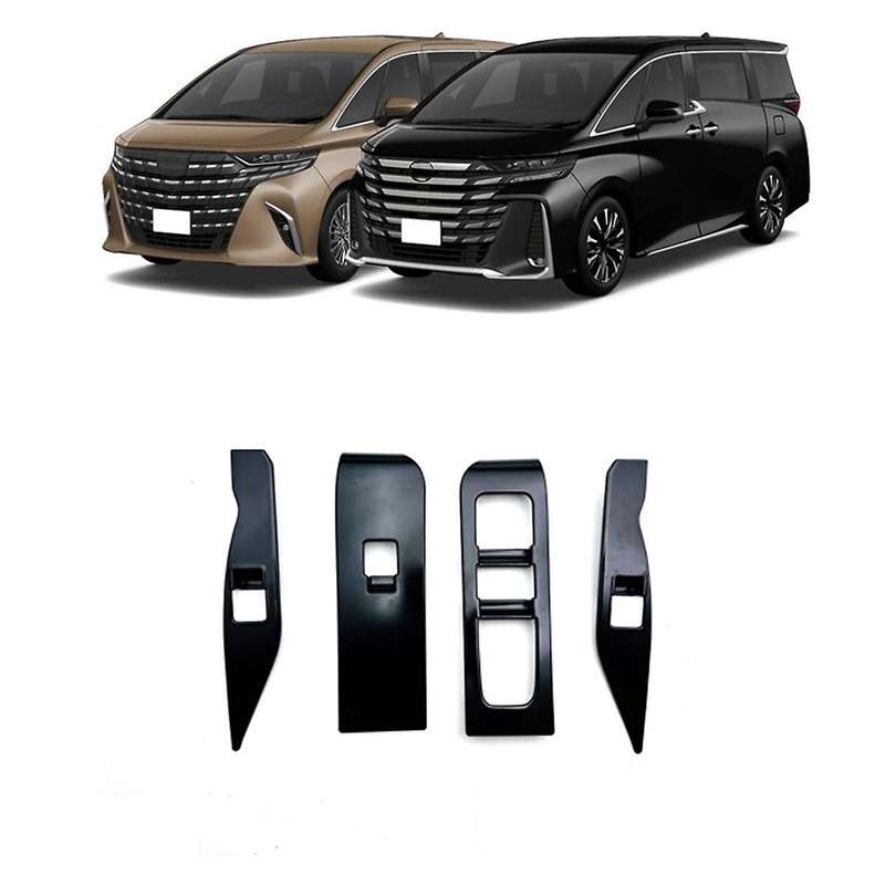 for Alphard Vellfire 40 Series 2023 2024 RHD Car Window Glass Lift Control Cover Trim Interior Acces