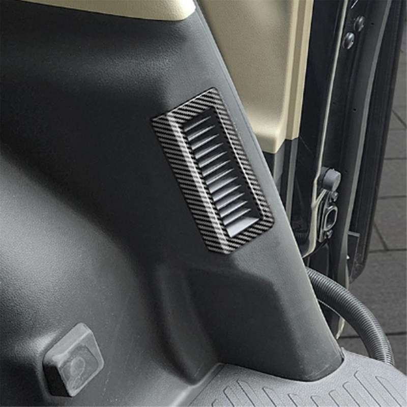 for ALPHARD VELLFIRE 40 Series 2023+ Carbon Fiber Car Middle Row Air Outlet Trim Frame Car Interior