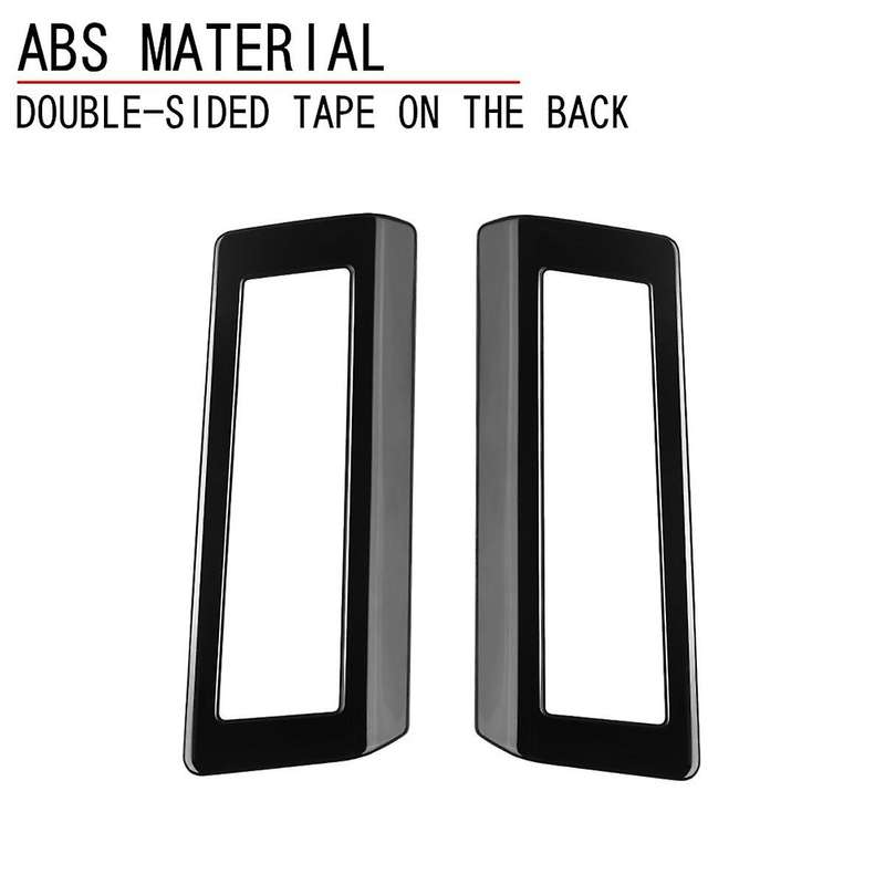for ALPHARD VELLFIRE 40 Series 2023+ Gloss Black Car Middle Row Air Outlet Trim Frame Car Interior A