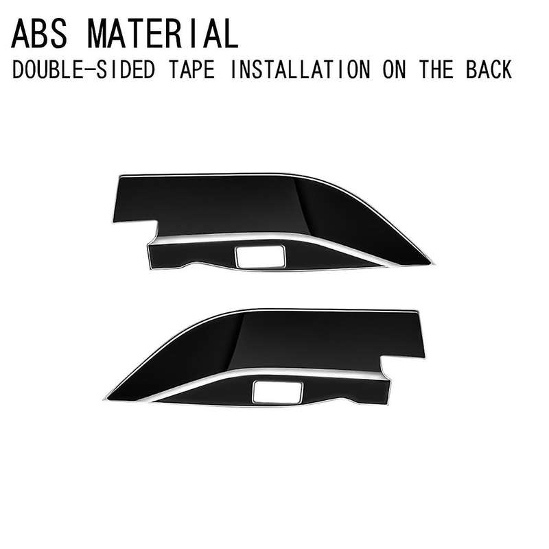 for Alphard/vellfire 40 Series 2023 Bright Black Middle Door Armrest Window Lift Switch Cover Glass