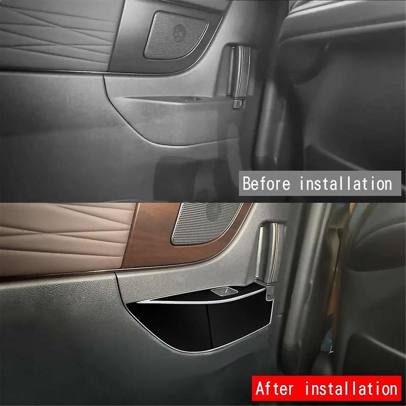 for Alphard/vellfire 40 Series 2023 Bright Black Middle Door Armrest Window Lift Switch Cover Glass