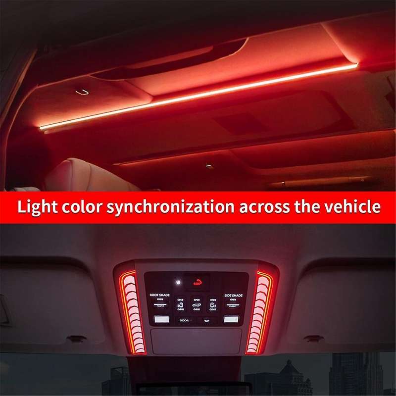 for Alphard/vellfire 40 Series 2023+ Car Front Reading Light Illuminating Light Adjustable Color Amb