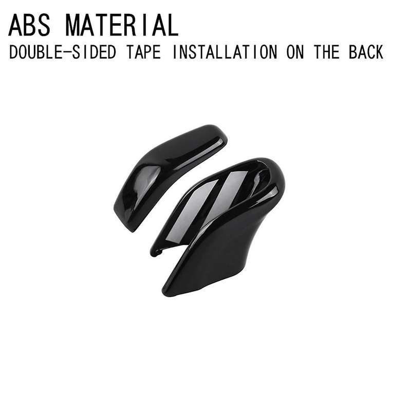 for ALPHARD/VELLFIRE 40 Series 2023+ Car Gear Shift Knob Head Cover Trim Decorative Sticker Gloss Bl