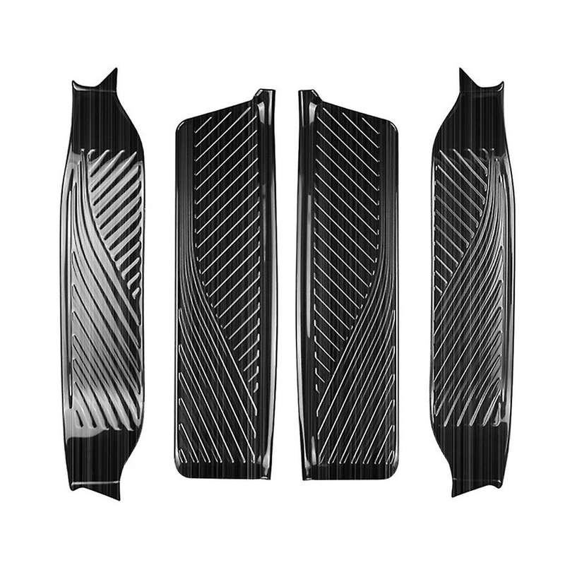 for Alphard/vellfire 40 Series 2023+ Car Outside Door Sill Scuff Plate Guard Cover Trim Stainless St