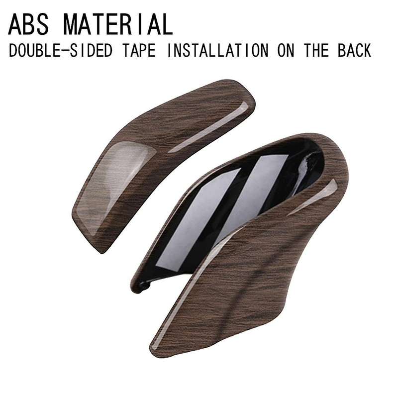 for ALPHARD/VELLFIRE 40 Series 2023+ Car Gear Shift Knob Head Cover Trim Decorative Sticker Wood Gra