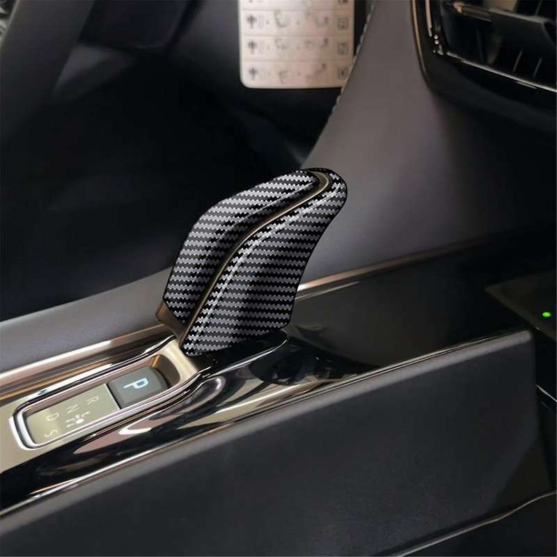 for ALPHARD/VELLFIRE 40 Series 2023+ Car Gear Shift Knob Head Cover Trim Decorative Sticker Carbon F
