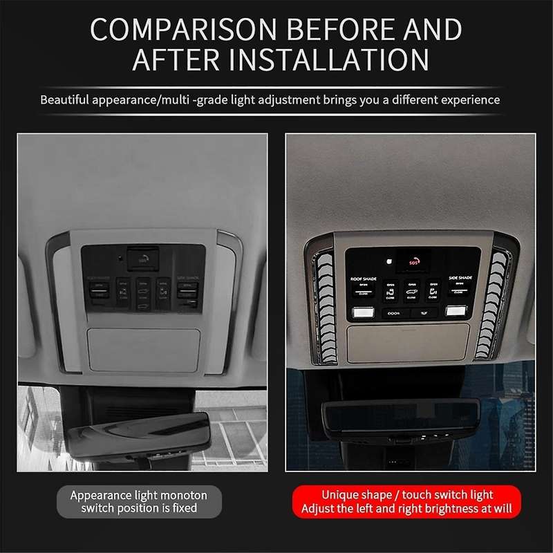 for Alphard/vellfire 40 Series 2023+ Car Front Reading Light Illuminating Light Four Gear Regulation