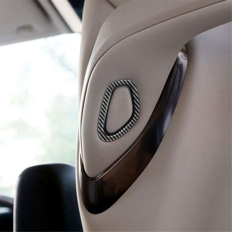 for ALPHARD/VELLFIRE 40 Series 2023+ Car Front Seat Rear Hook Button Trim Frame Carbon Fiber Pattern