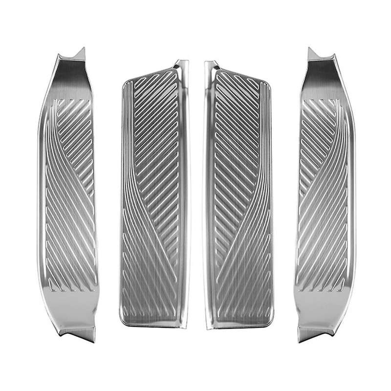for Alphard/vellfire 40 Series 2023+ Car Outside Door Sill Scuff Plate Guard Cover Trim Stainless St