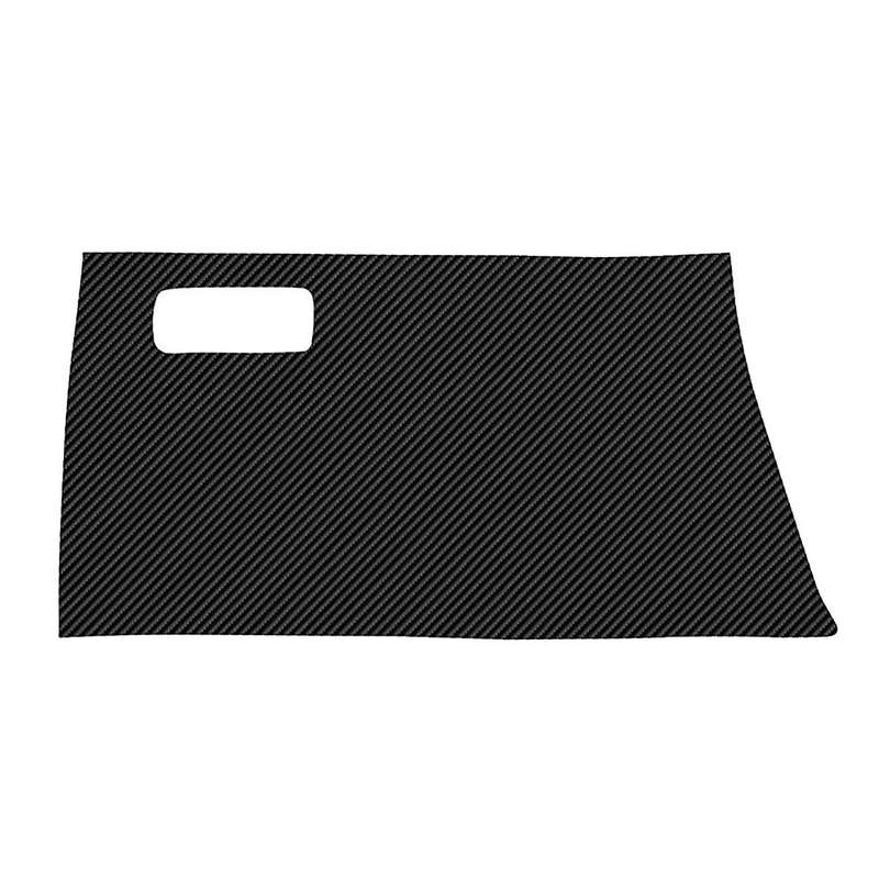for Alphard/Vellfire 40 Series 2023+ Car PU Leather Co-Pilot Anti-Kick Glove Box Trim Pad Carbon Fib