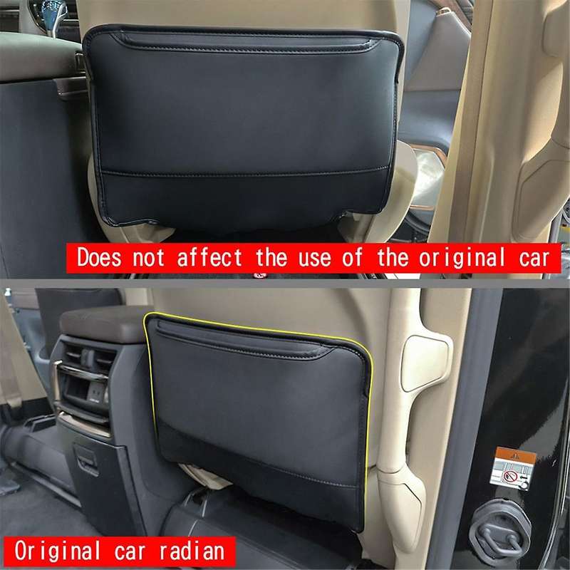 for Alphard/vellfire 40 Series 2023+ Car Rear Seat Anti-kick Leather Interior Accessories Seat Anti