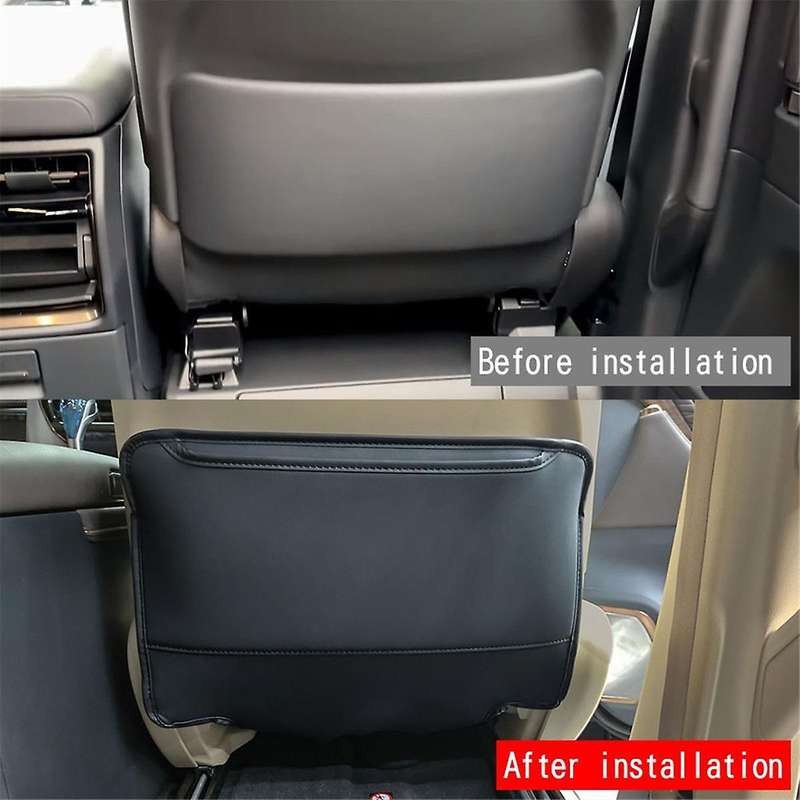 for Alphard/vellfire 40 Series 2023+ Car Rear Seat Anti-kick Leather Interior Accessories Seat Anti