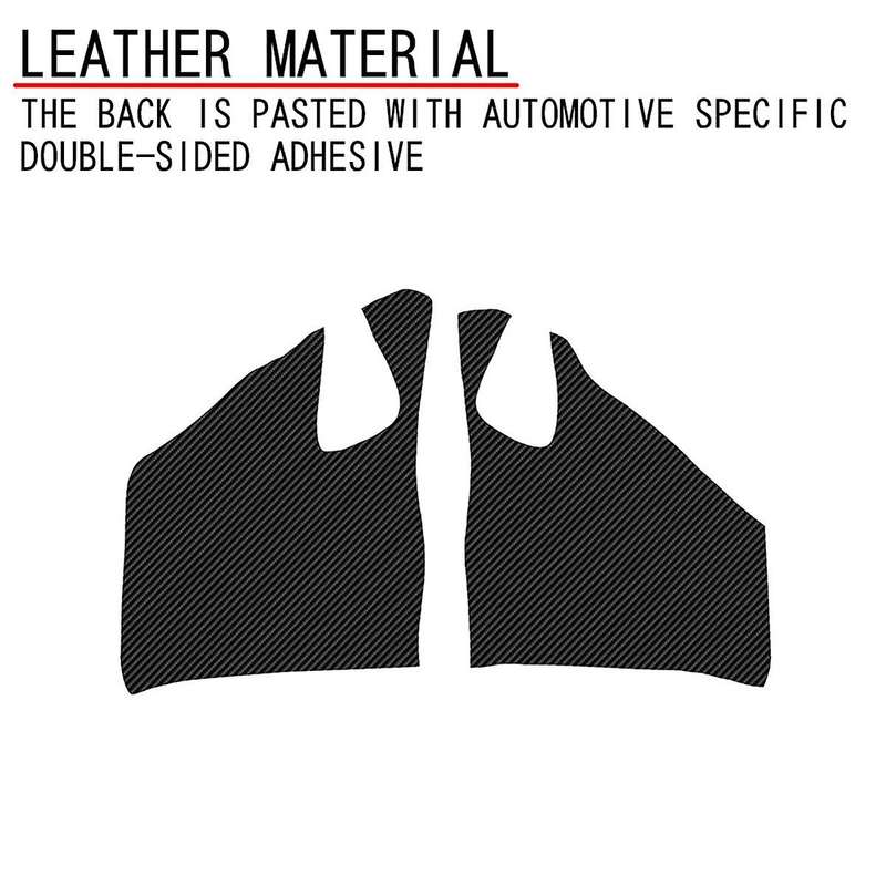 for Alphard/Vellfire 40 Series 2023+ Rest Pedal Side Anti-Kick PU Leather Interior Protection Pads