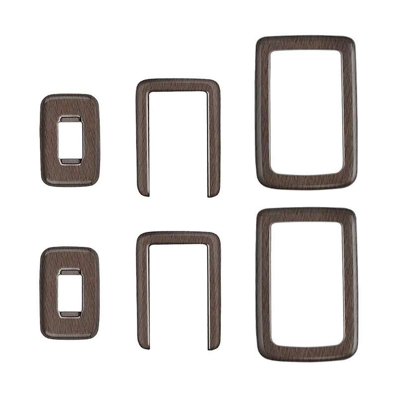 for Alphard/VELLFIRE 40 Series 2023+ Car Second Row Seat Button Frame Trim High Configuration Wood G