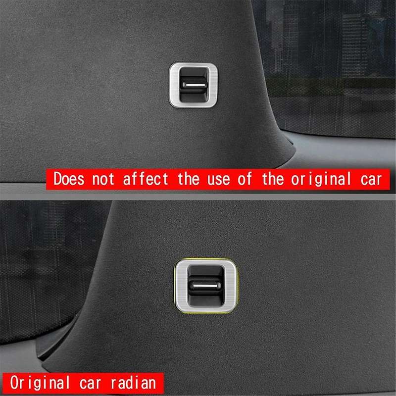 for Alphard/vellfire 40 Series 2023+ Second Row Sunshade Switch Decorative Frame Interior Trim Acce