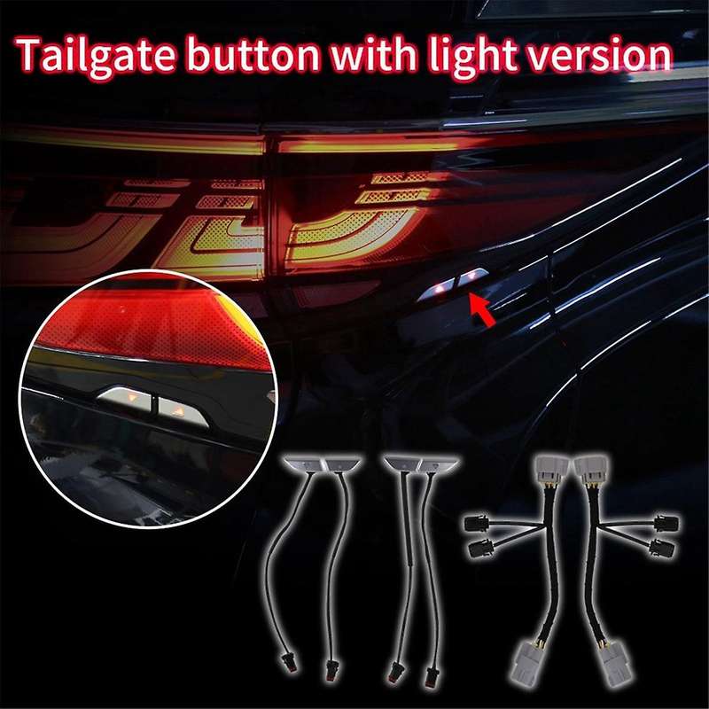 for ALPHARD/VELLFIRE 40 Series 2023+ with Light Button Trunk Switch Button Light Kit Car Accessories