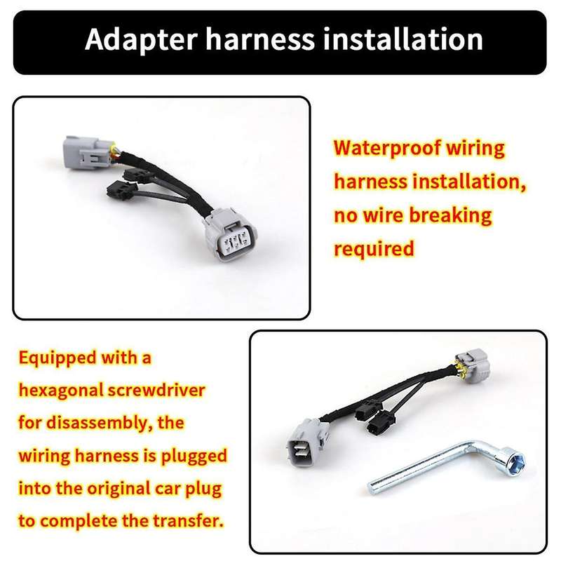 for ALPHARD/VELLFIRE 40 Series 2023+ with Light Button Trunk Switch Button Light Kit Car Accessories