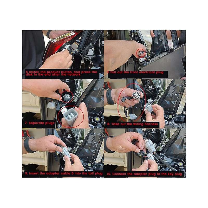 for ALPHARD/VELLFIRE 40 Series 2023+ with Light Button Trunk Switch Button Light Kit Car Accessories
