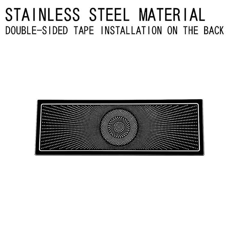 for Alphard/vellfire 40 Series Stainless Steel Middle Row Roof Speaker Cover Interior Trim Accessor